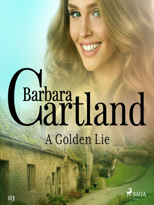 cover image of A Golden Lie (Barbara Cartland's Pink Collection 113)